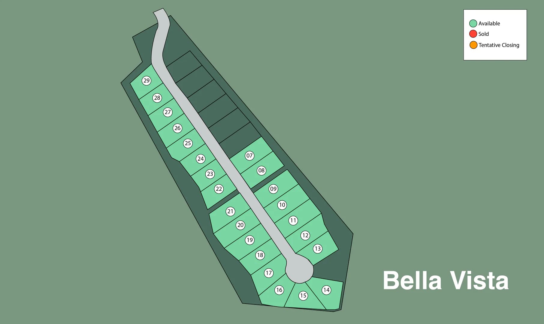 Bella Vista community map