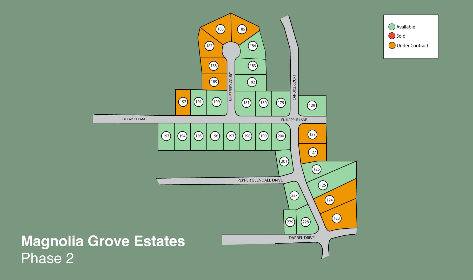 Magnolia Grove Estates community map