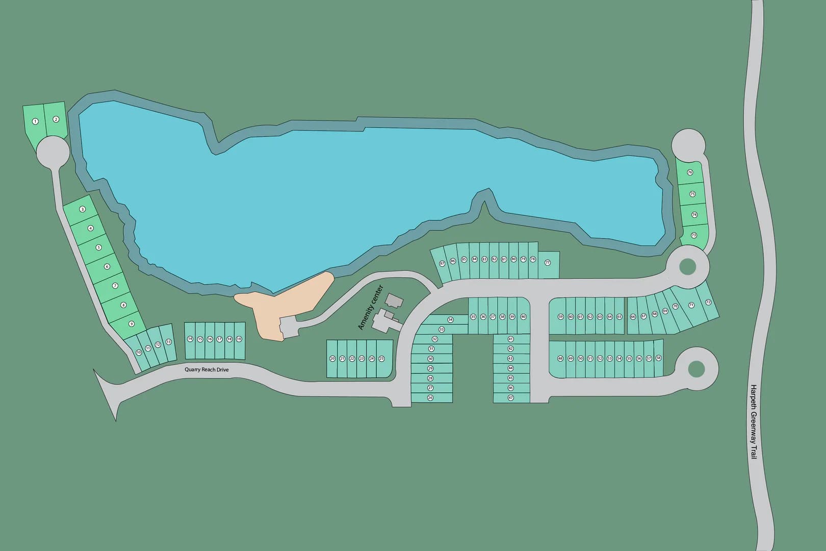 The Lake at Newsom Station community map