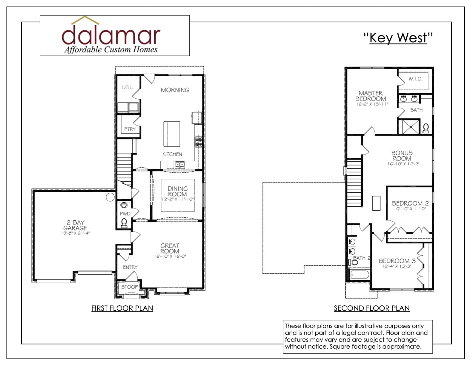 Key West Floor Plan - Luxury Homes for Sale in Murfreesboro, TN